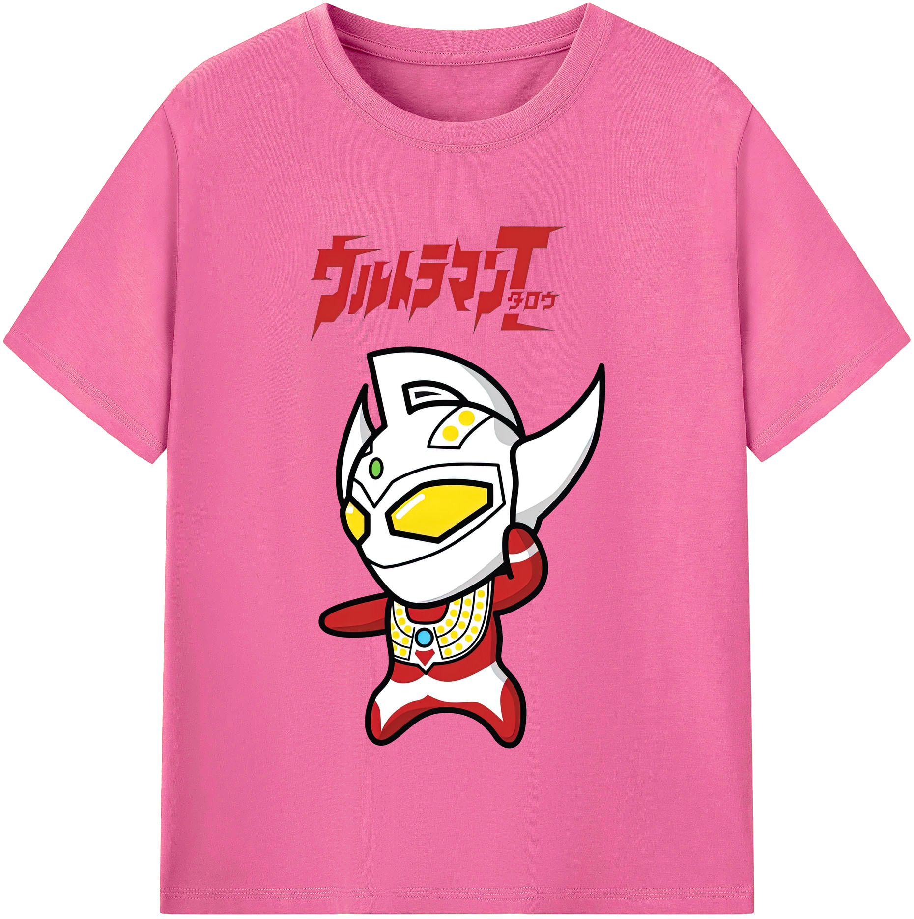 （画像用） ウルトラマン Ultraman レディースカジュアルプリントTシャツ（綿100％）